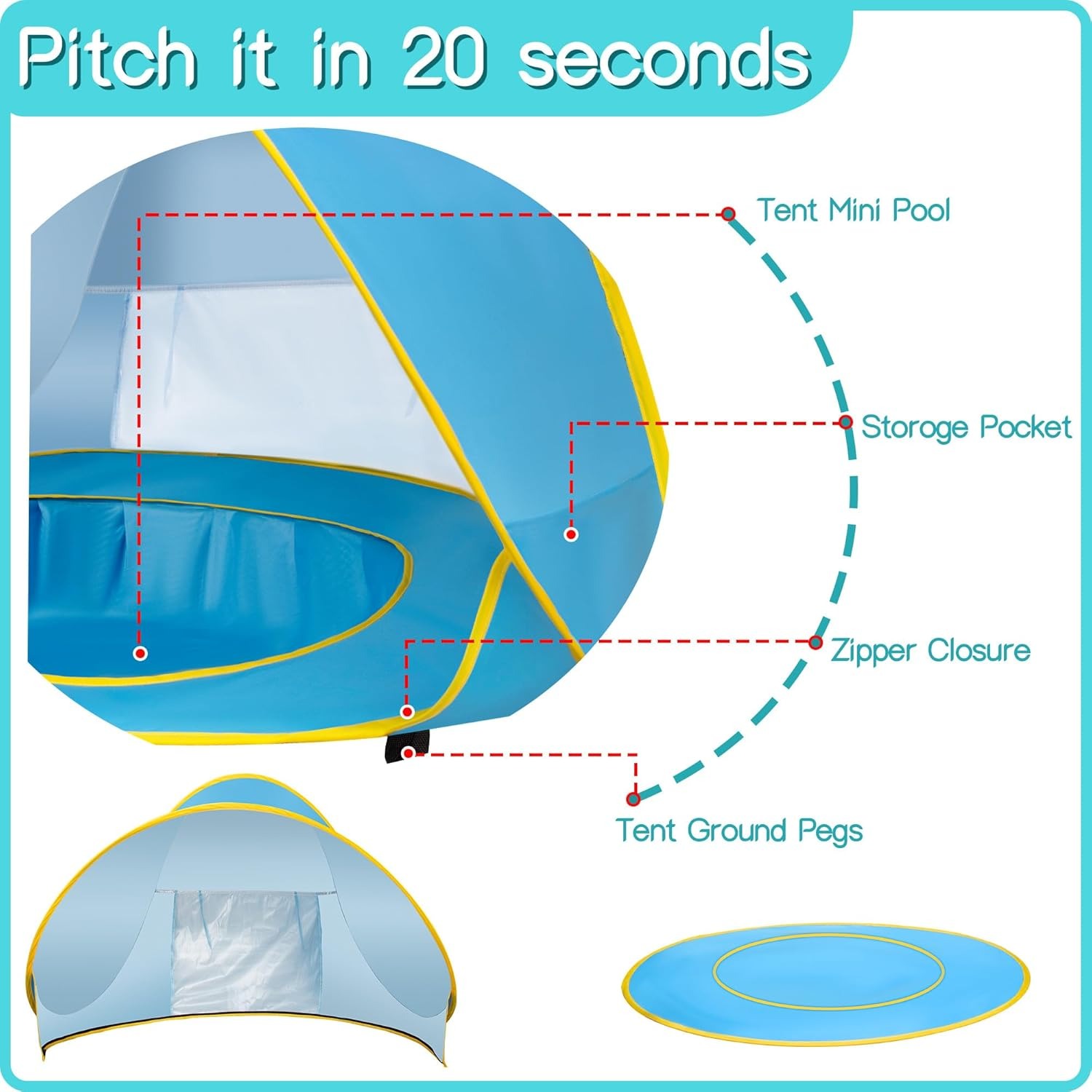 Children's Beach Tent