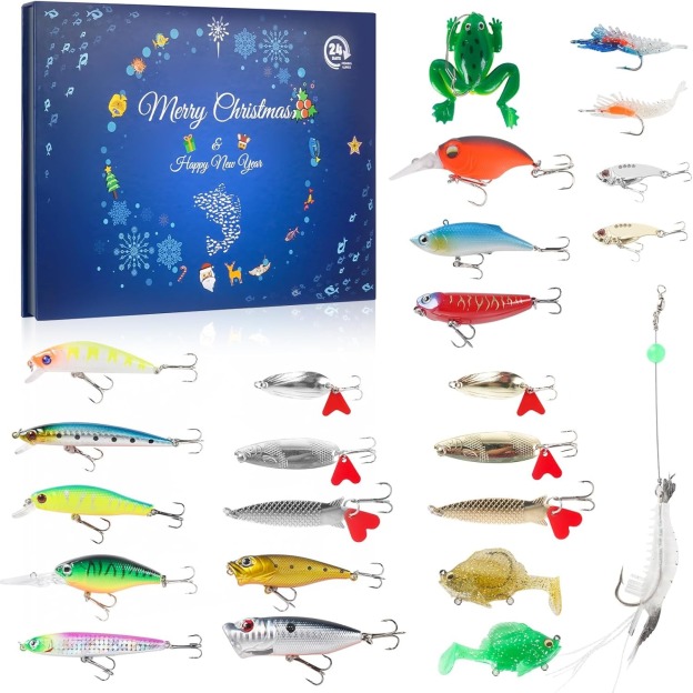 24-piece fishing lure set blind box