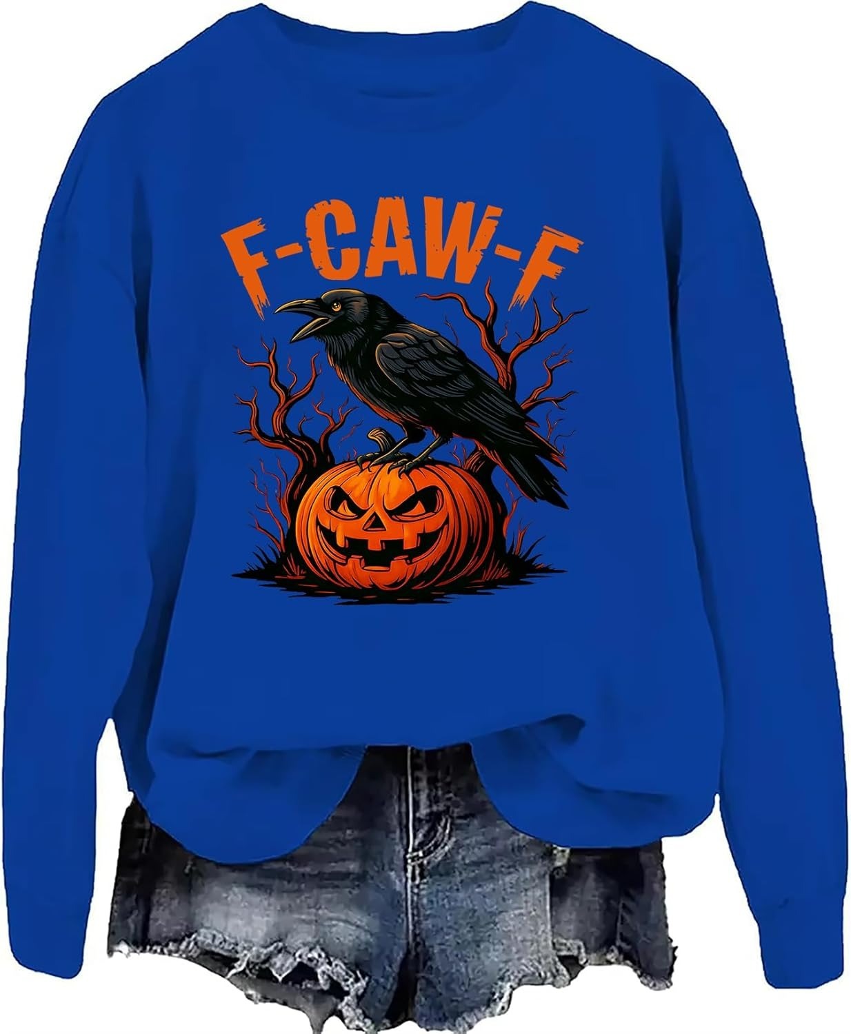 Funny Crow Pumpkin Hoodie