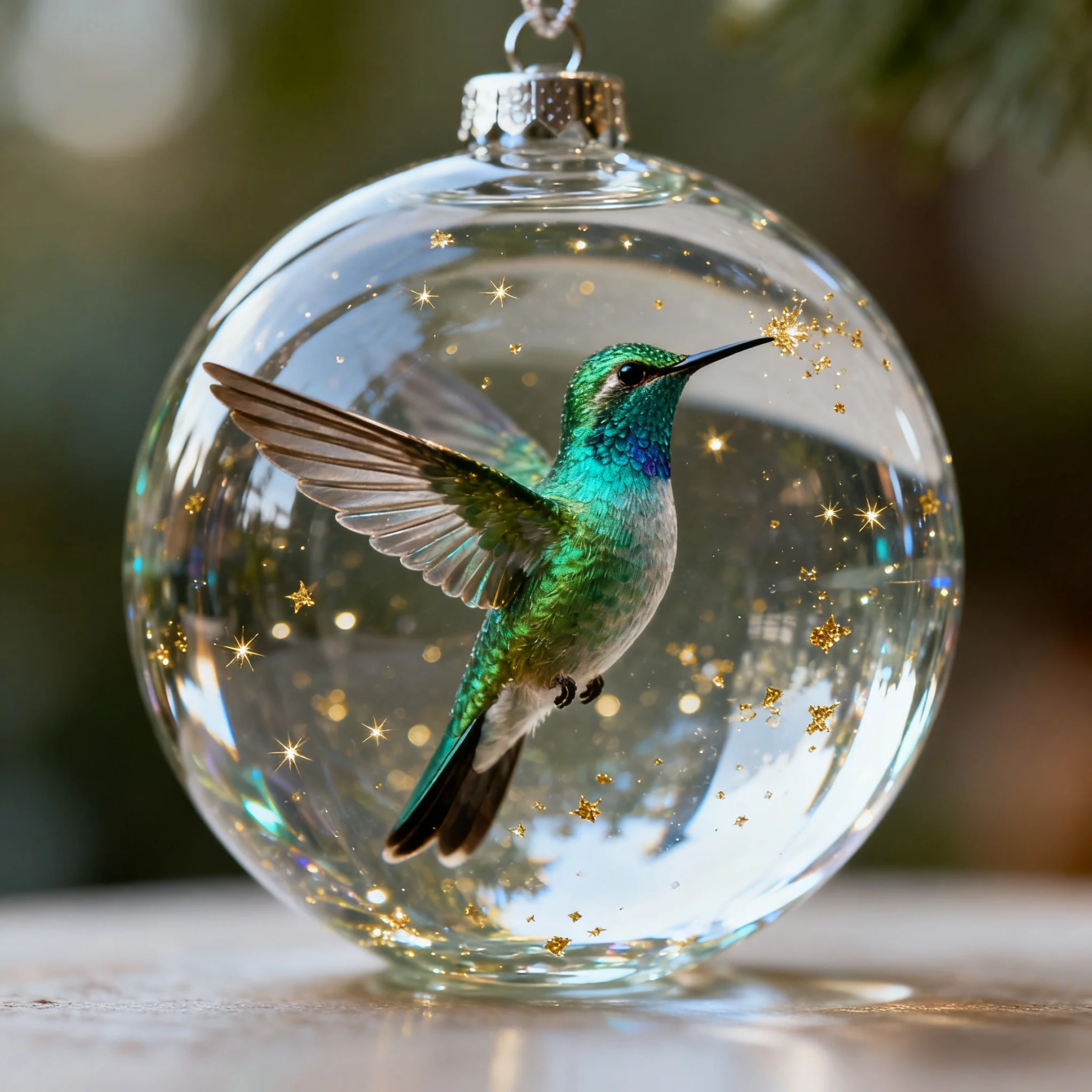 Christmas tree animal ball pendant