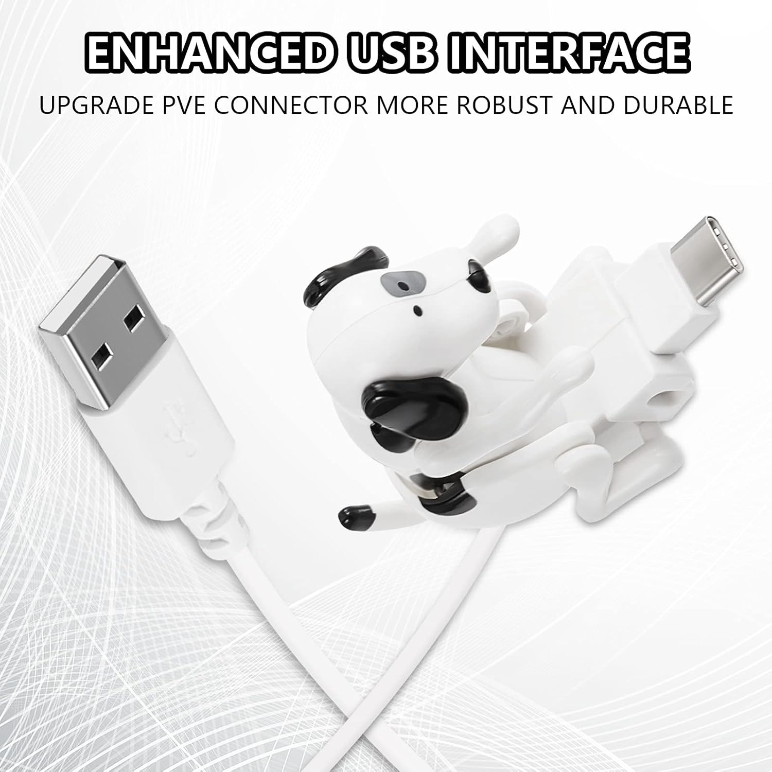 Moving Rogue Dog Cell Phone Data Charging Cable
