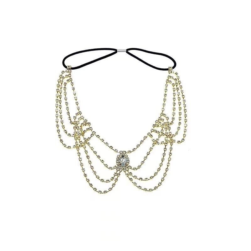 Multi-layer crystal leg chain