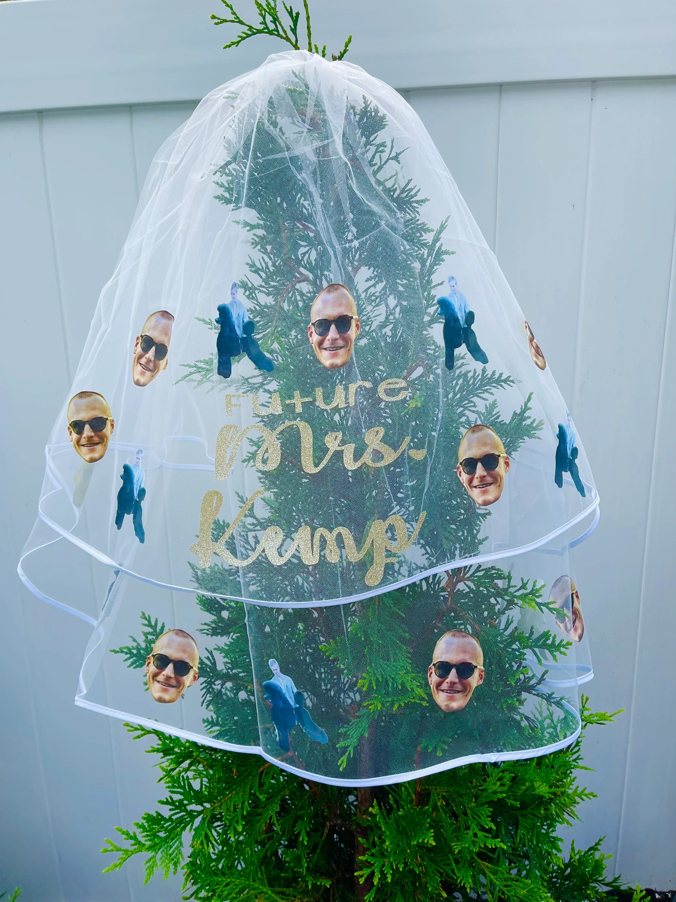 Personalized veil funny gift for bride