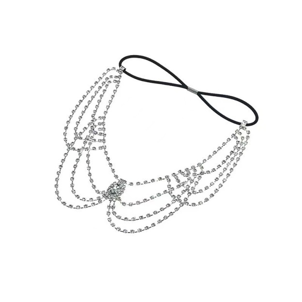 Multi-layer crystal leg chain 