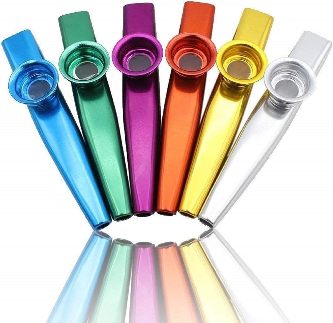 Gold-plated kazoo mouth-blown instrument