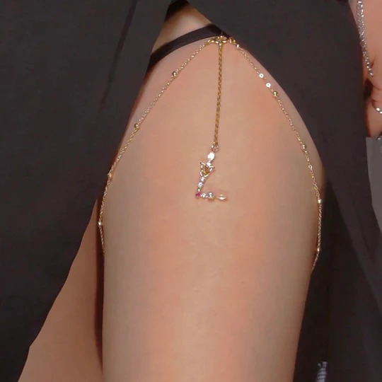 26 Letter Personalized Leg Chain