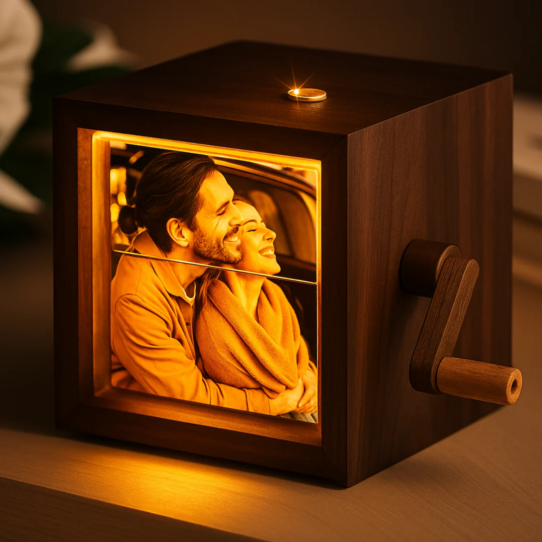 Customizable photo rotating album