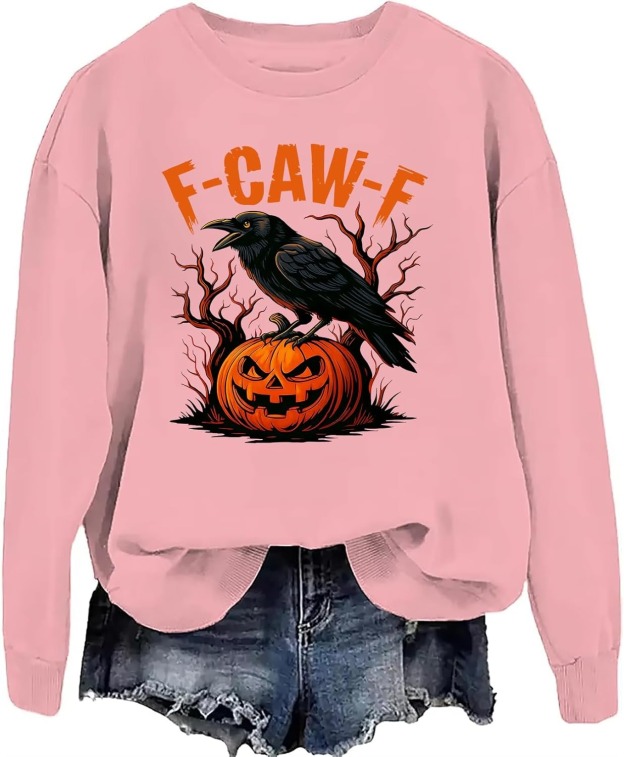 Funny Crow Pumpkin Hoodie