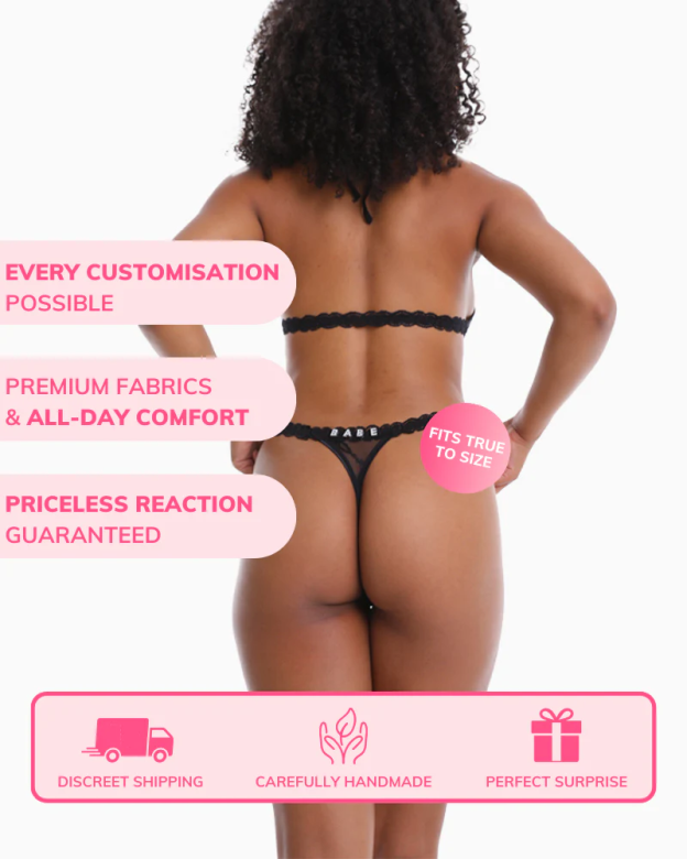 Customize seductive thongs