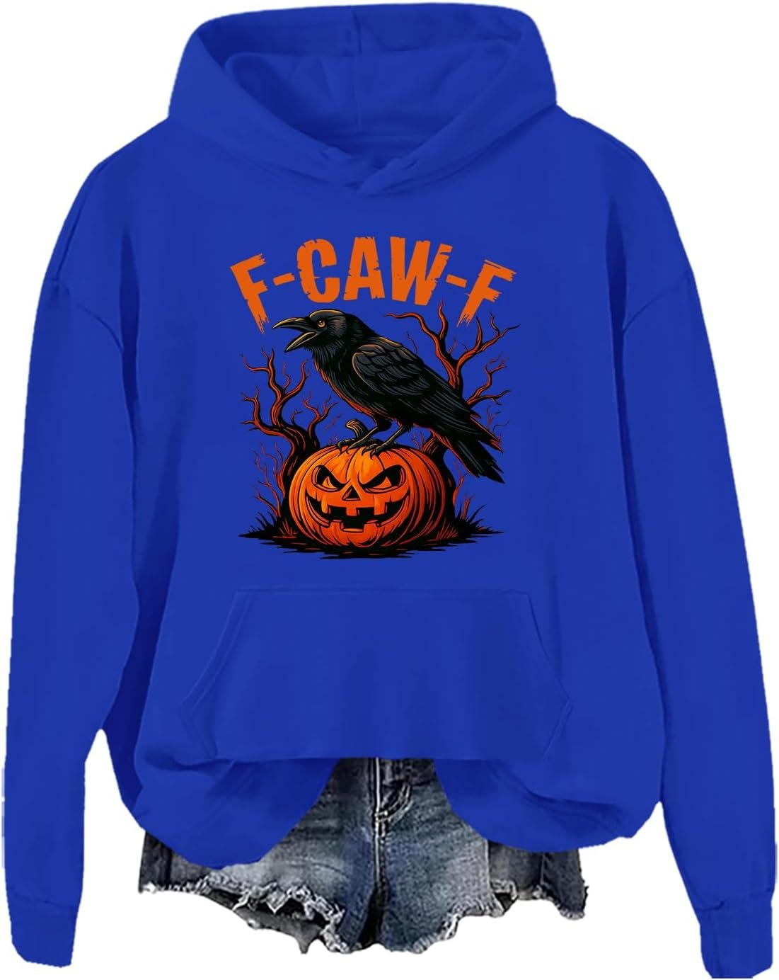 Funny Crow Pumpkin Hoodie