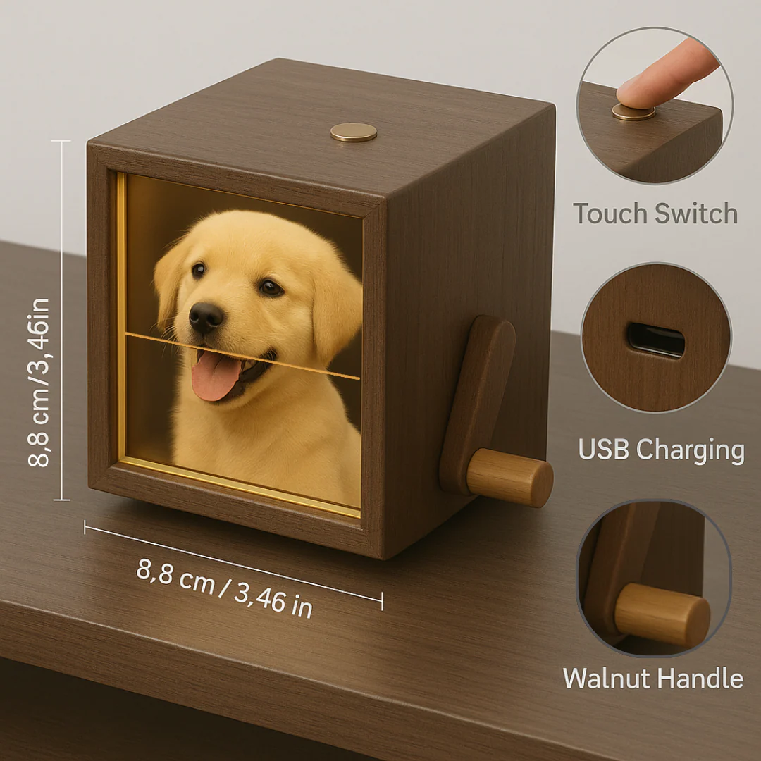 Customizable photo rotating album