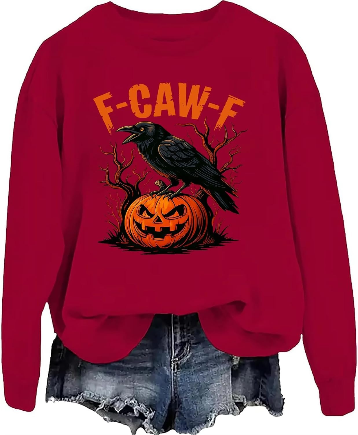 Funny Crow Pumpkin Hoodie