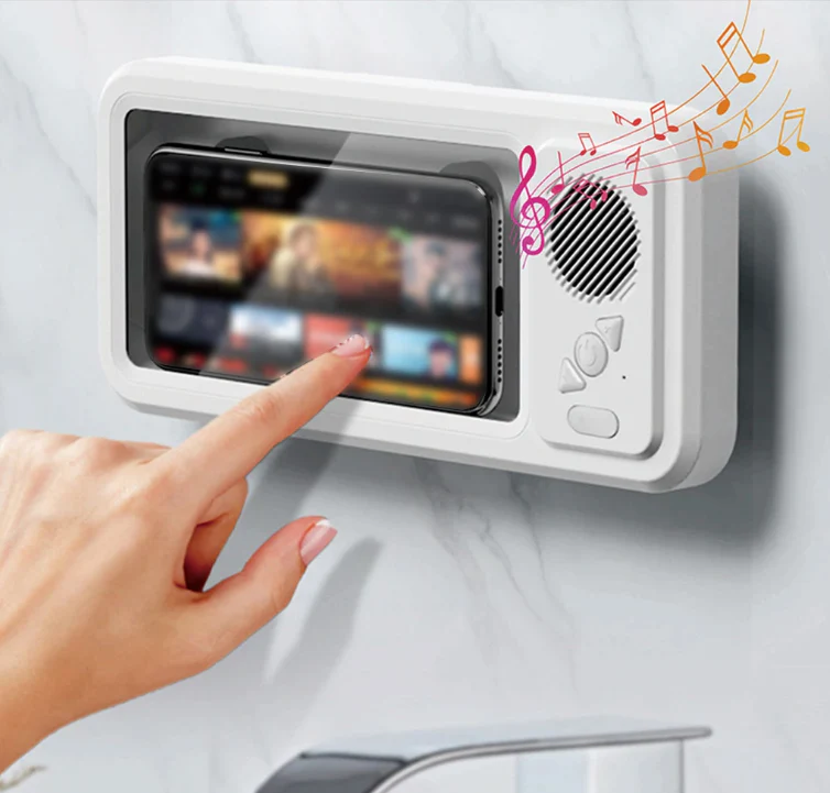 Bathroom Waterproof Cell Phone CaseBluetooth Speaker Cell Phone Case