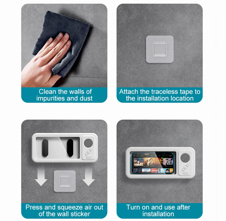 Bathroom Waterproof Cell Phone CaseBluetooth Speaker Cell Phone Case