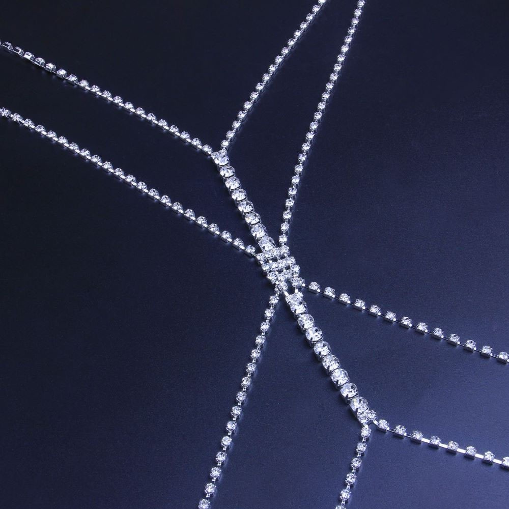 Rhinestone Sexy Bikini Bra Chain