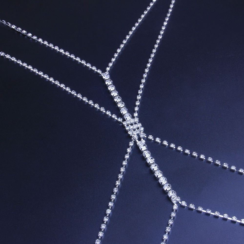 Rhinestone Sexy Bikini Bra Chain