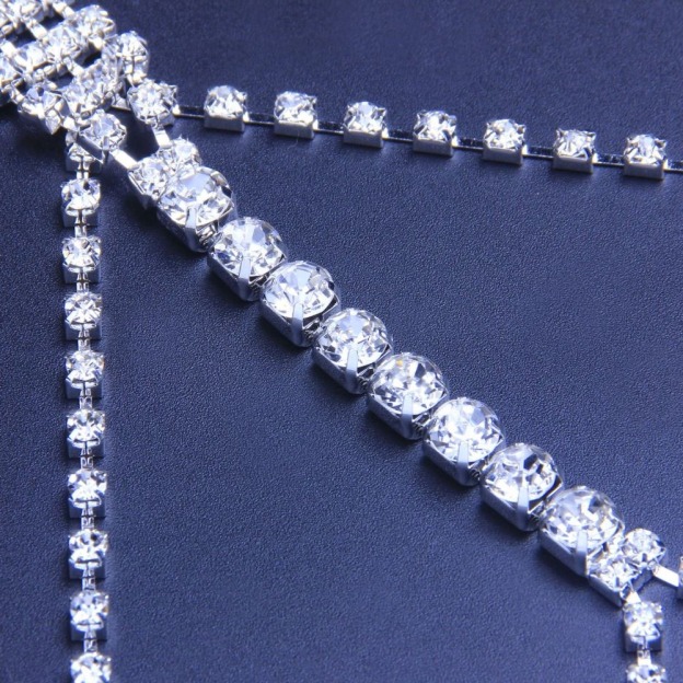 Rhinestone Sexy Bikini Bra Chain