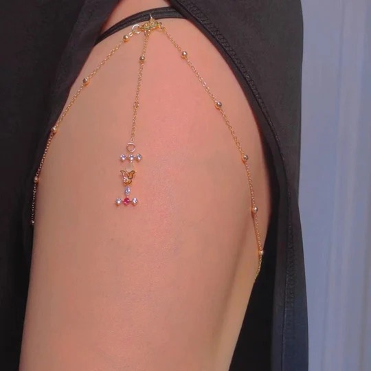 26 Letter Personalized Leg Chain