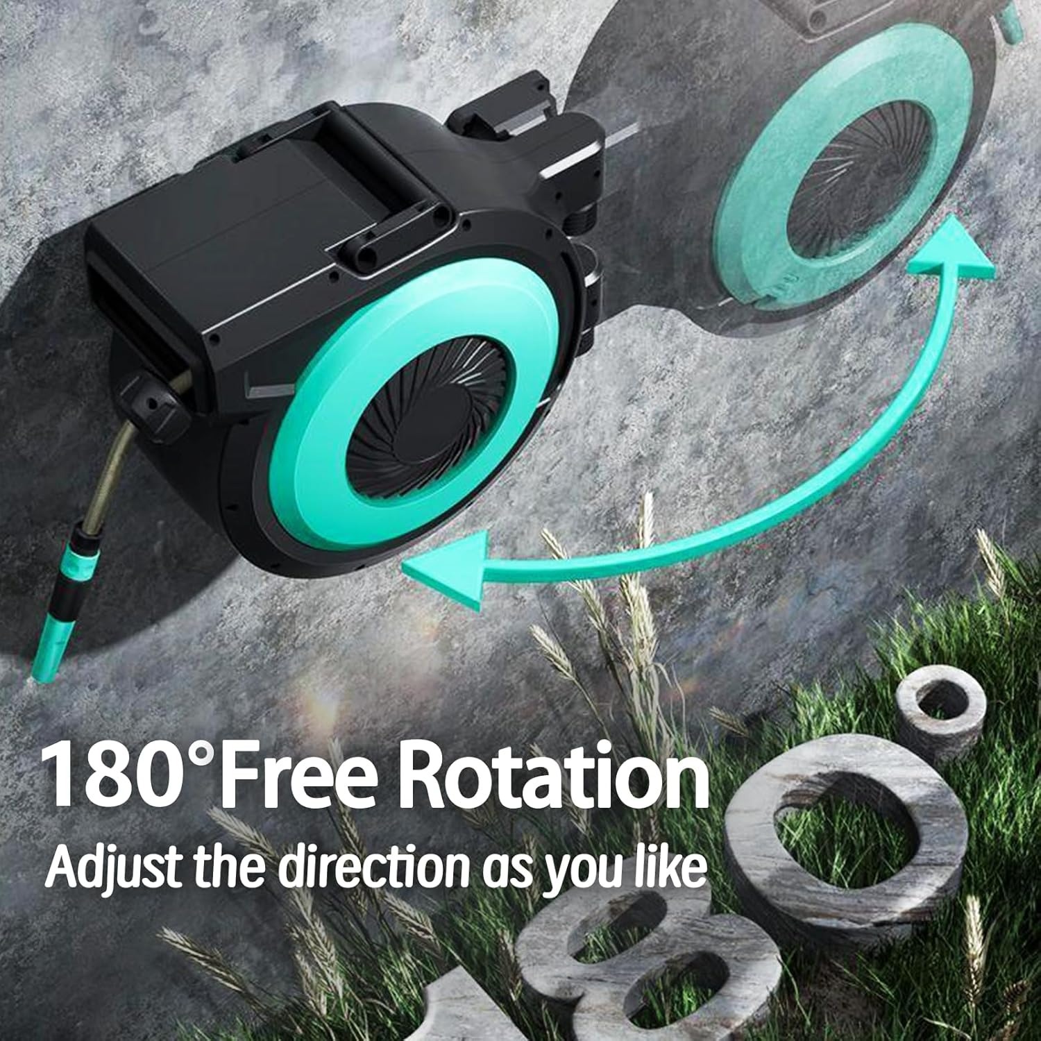 Auto Retractable Recovery Hose Hose Car Wash High Pressure Nozzle