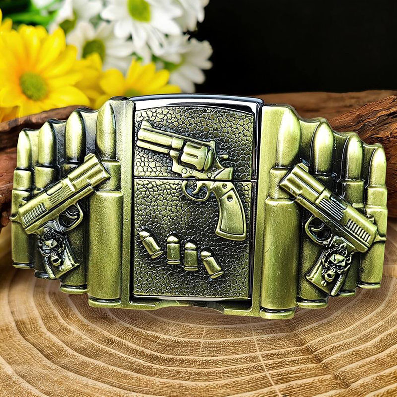 Western-style cowboy belt buckle
