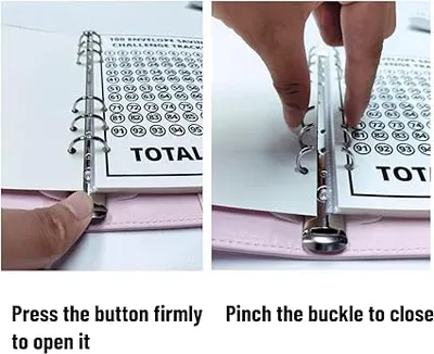SAVINGS CHALLENGE BINDER-(1 BOOK)
