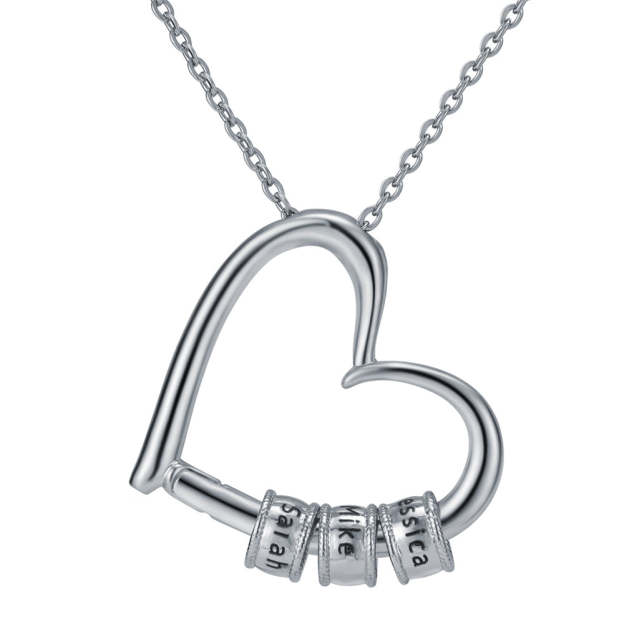 Heart of Our Family - Personalized Necklace with Luxury Forever Rose Box