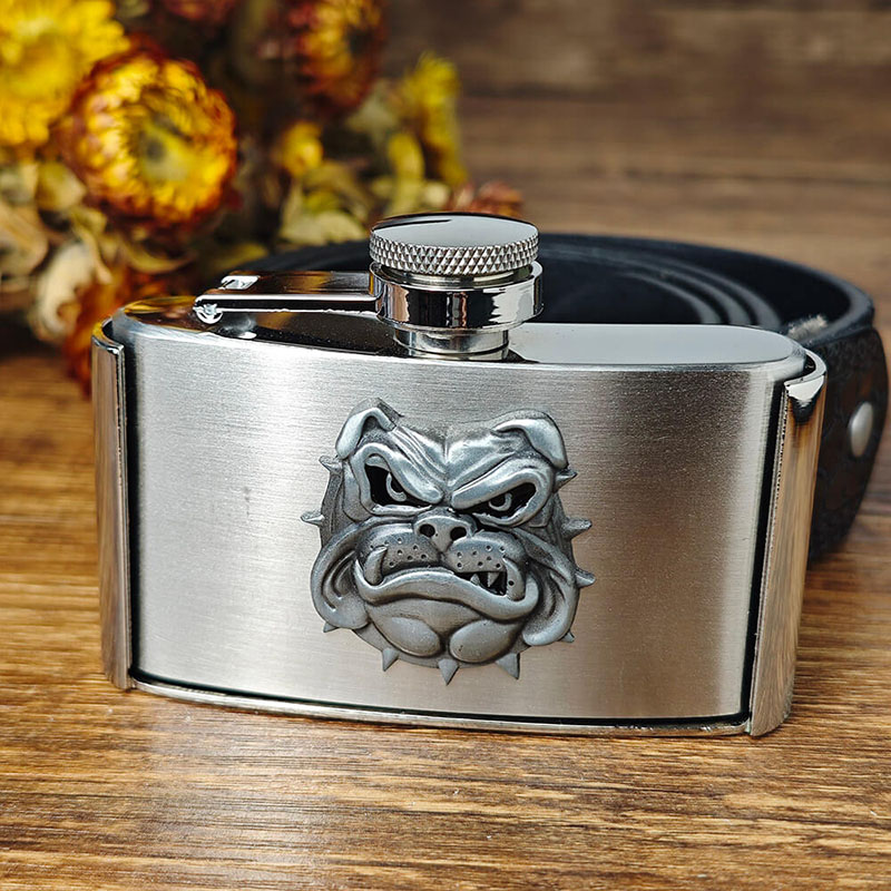 Western-style cowboy belt buckle