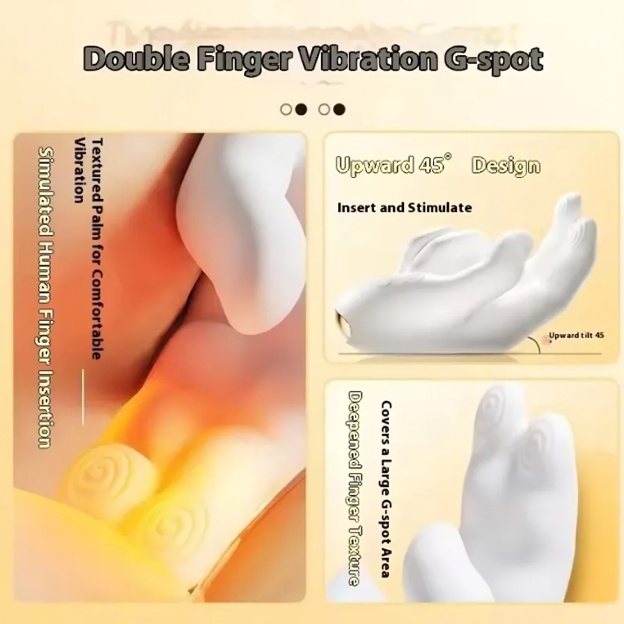 New Gold Right Hand G-spot Vibrator