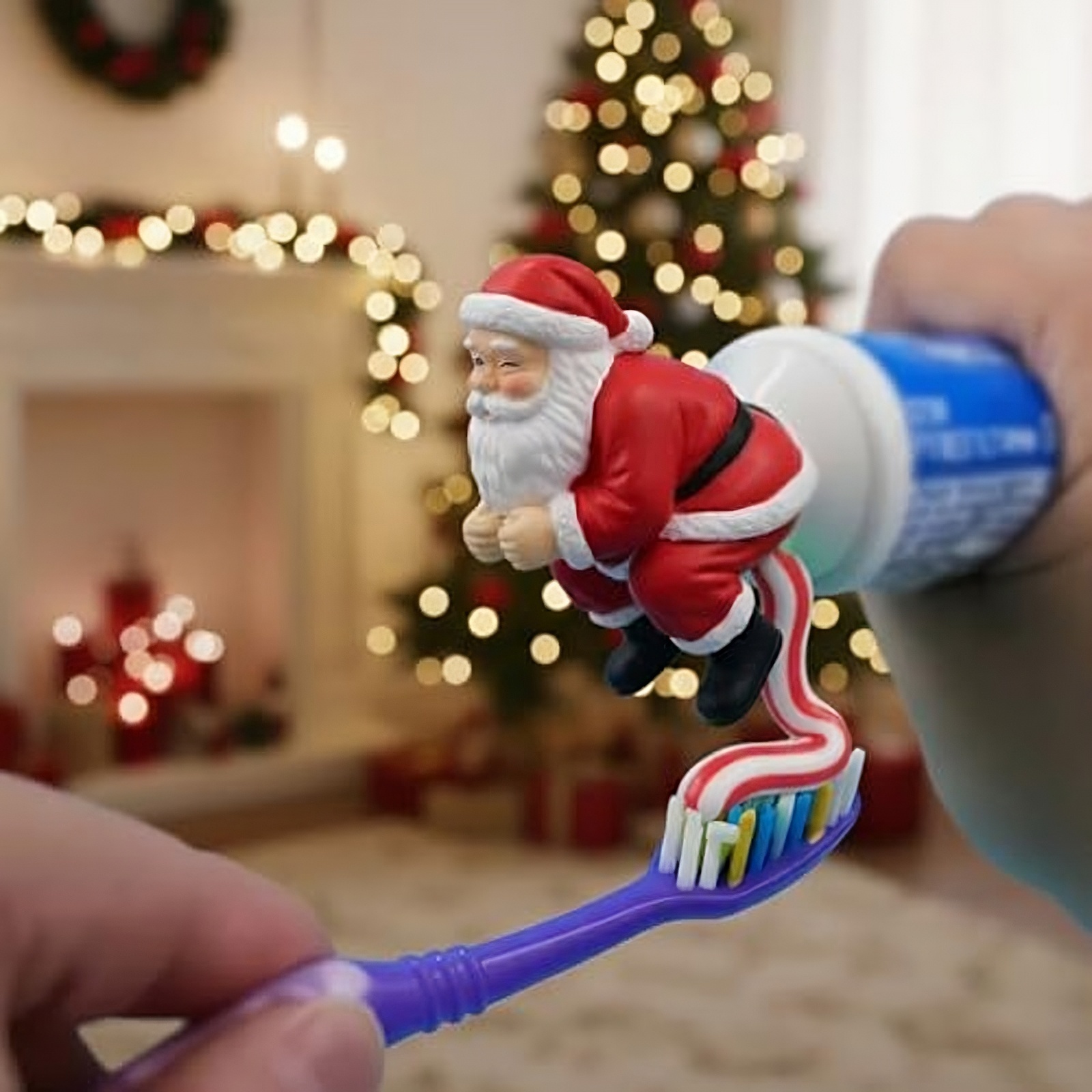 Santa Claus Toothpaste Protective Cap