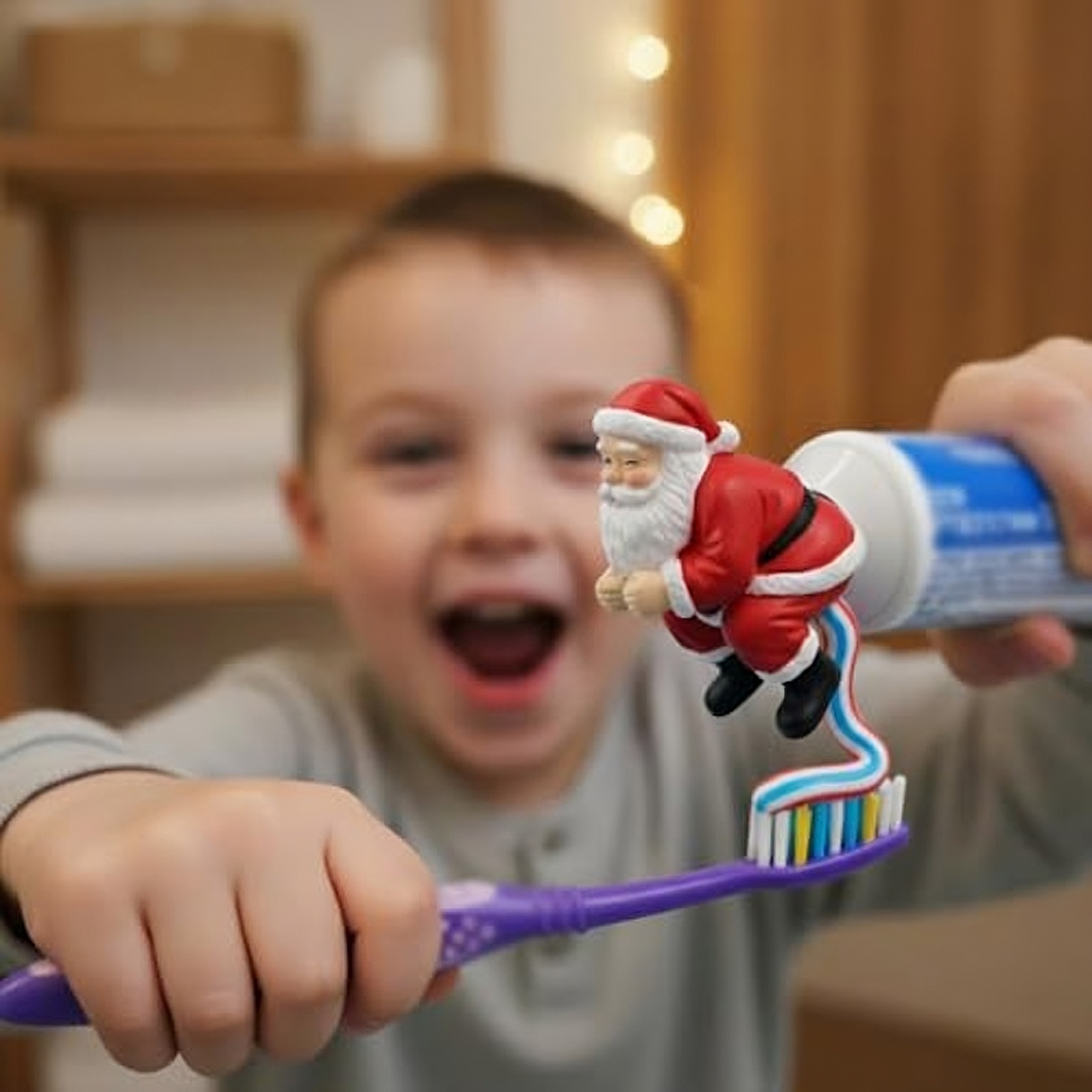 Santa Claus Toothpaste Protective Cap