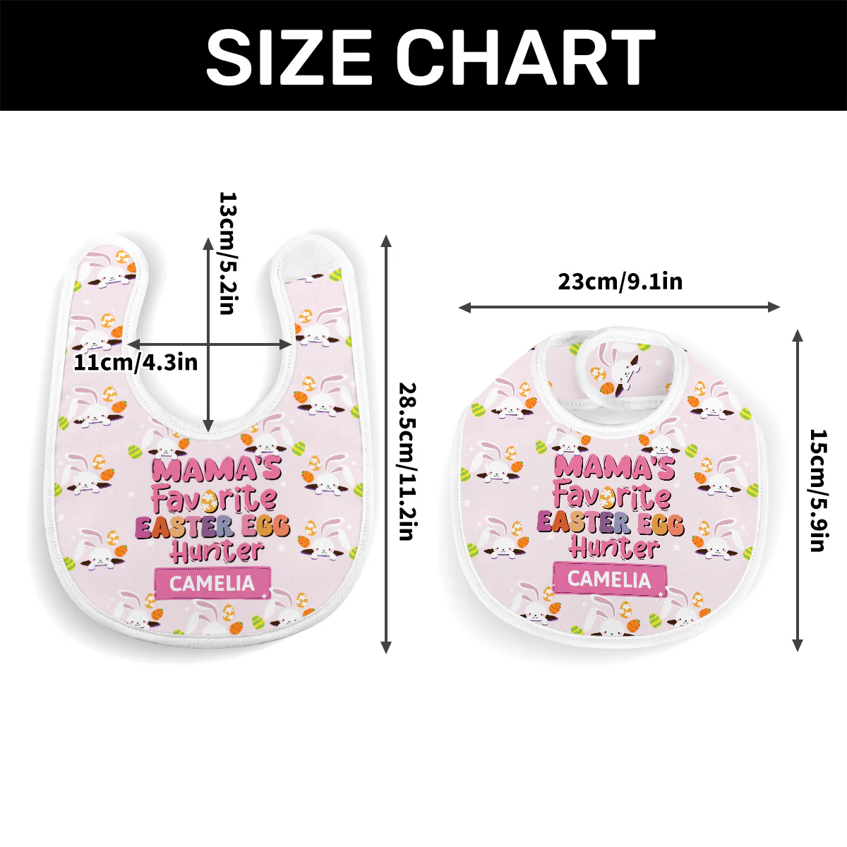 Personalized baby bibs