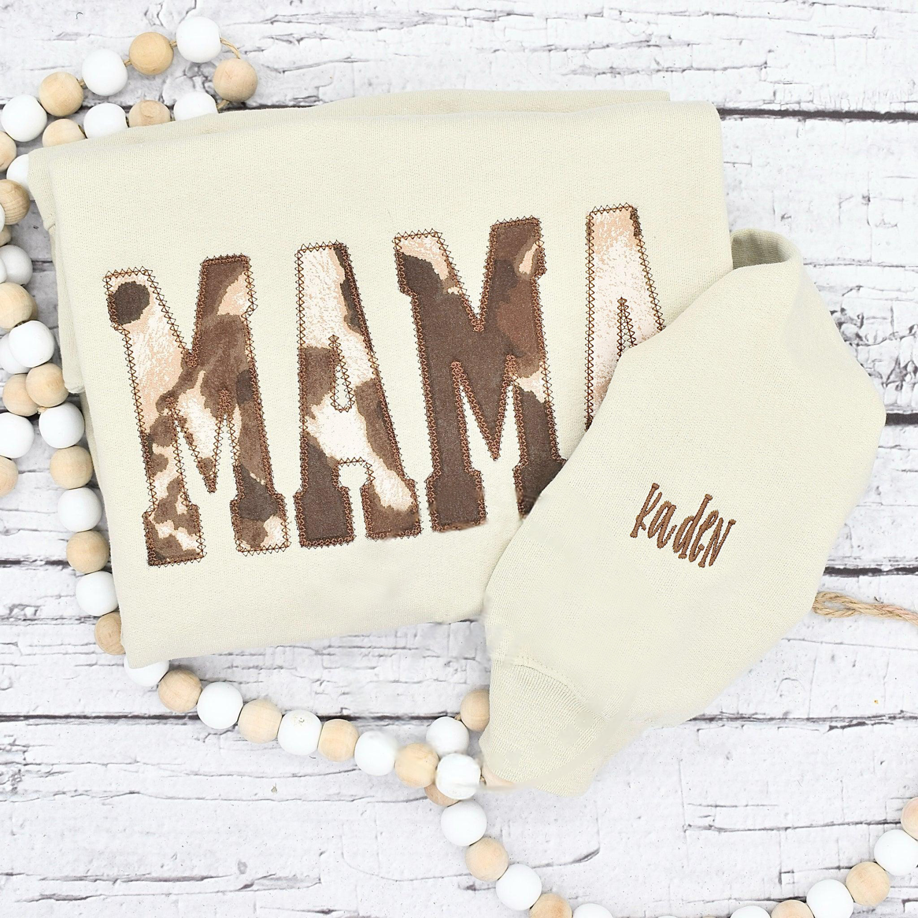 Mama Cow Print Sweatshirt - Available in Various Colors