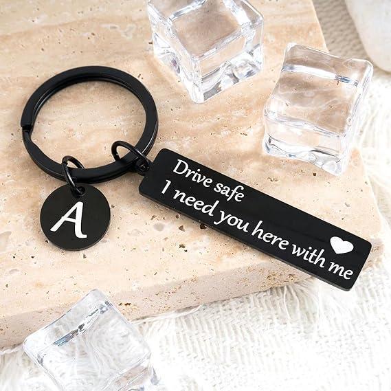 Safe driving keychain, suitable as a birthday or Christmas gift for boyfriend/girlfriend/family