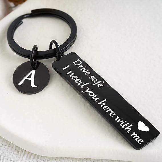 Safe driving keychain, suitable as a birthday or Christmas gift for boyfriend/girlfriend/family