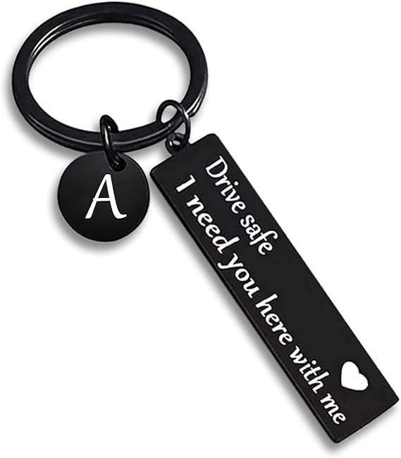 Safe driving keychain, suitable as a birthday or Christmas gift for boyfriend/girlfriend/family