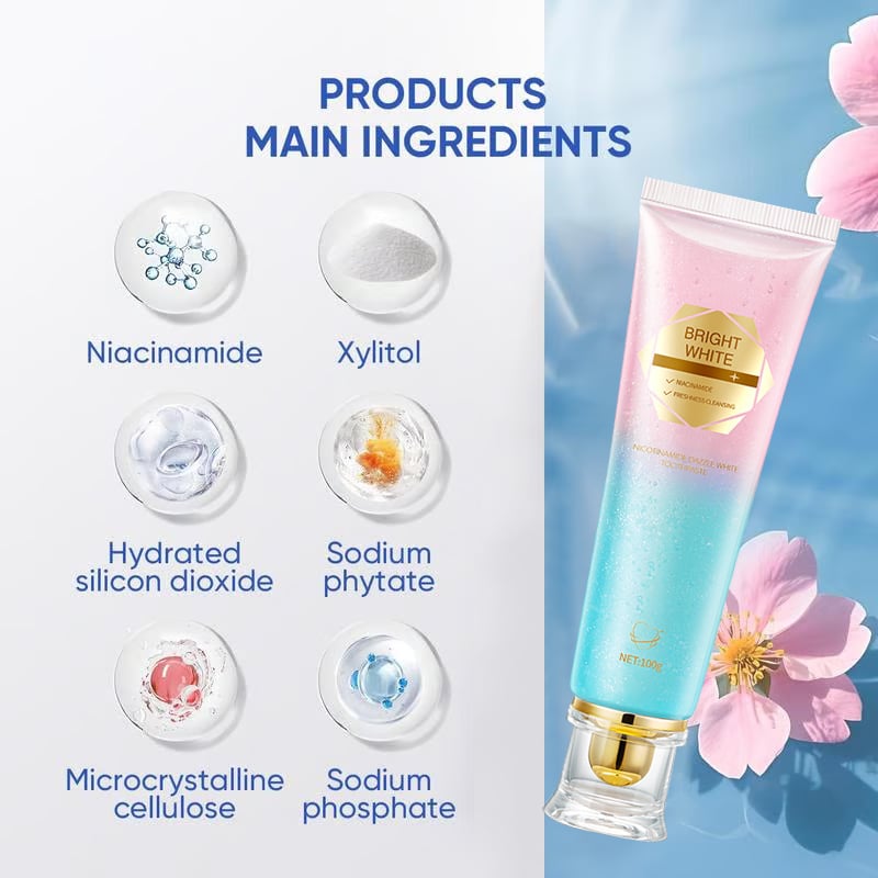 ✨ Achieve a Radiant Smile - 49% OFF - 🦷 Niacinamide Whitening Toothpaste - For Healthier, Whiter Teeth!