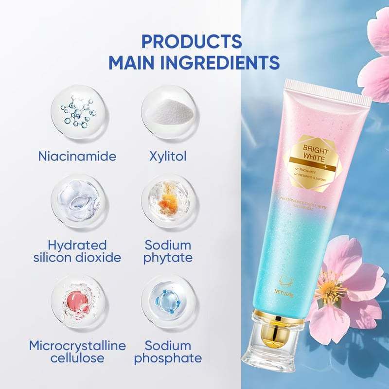 ✨ Achieve a Radiant Smile - 49% OFF - 🦷 Niacinamide Whitening Toothpaste - For Healthier, Whiter Teeth!