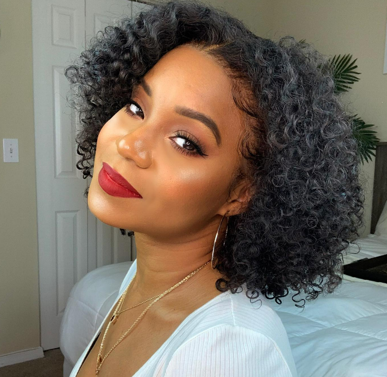 Super Fluffy Afro Kinky Curly Wigs Black Explosive Hair