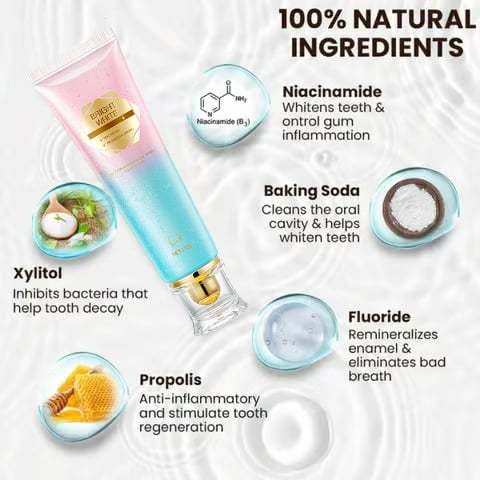 ✨ Achieve a Radiant Smile - 49% OFF - 🦷 Niacinamide Whitening Toothpaste - For Healthier, Whiter Teeth!
