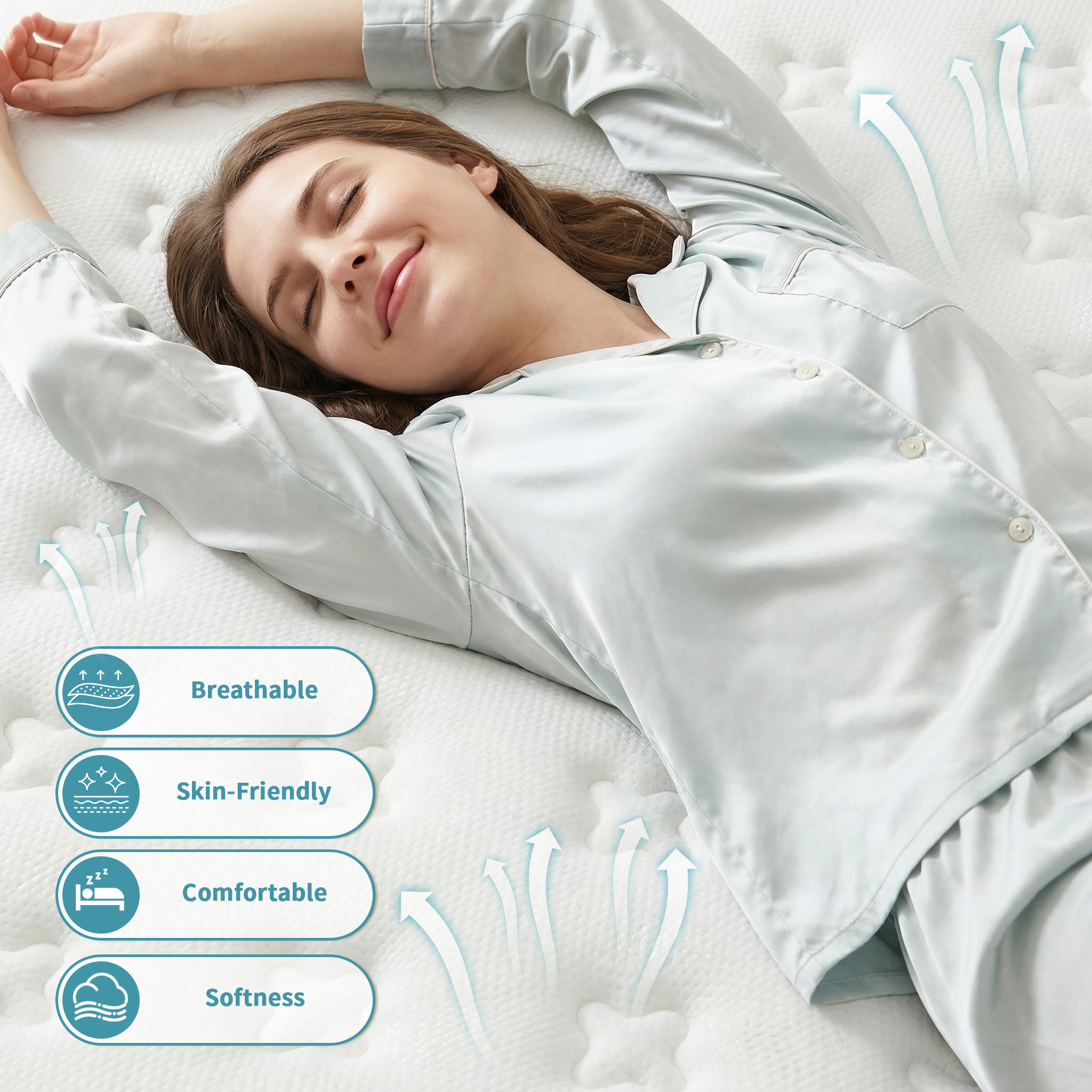 inight Full Size Mattress in a Box, 14 Inch Medium Firm Hybrid Memory Foam