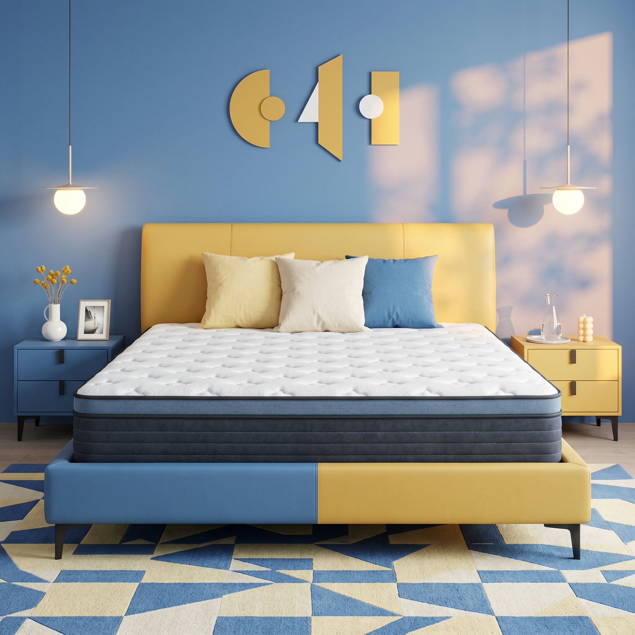 inight King Size Mattress in a Box, 14 Inch Medium Firm Hybrid Memory Foam