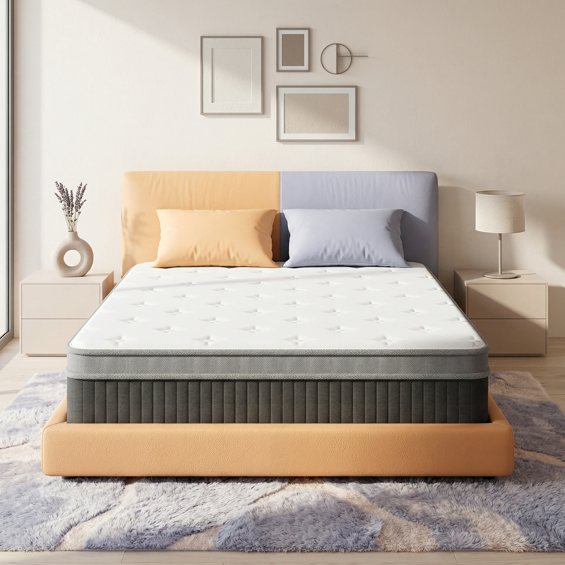 inight Full Size Cooling Hybrid Mattress, 14 Inch Medium Firm, Pocket Coils