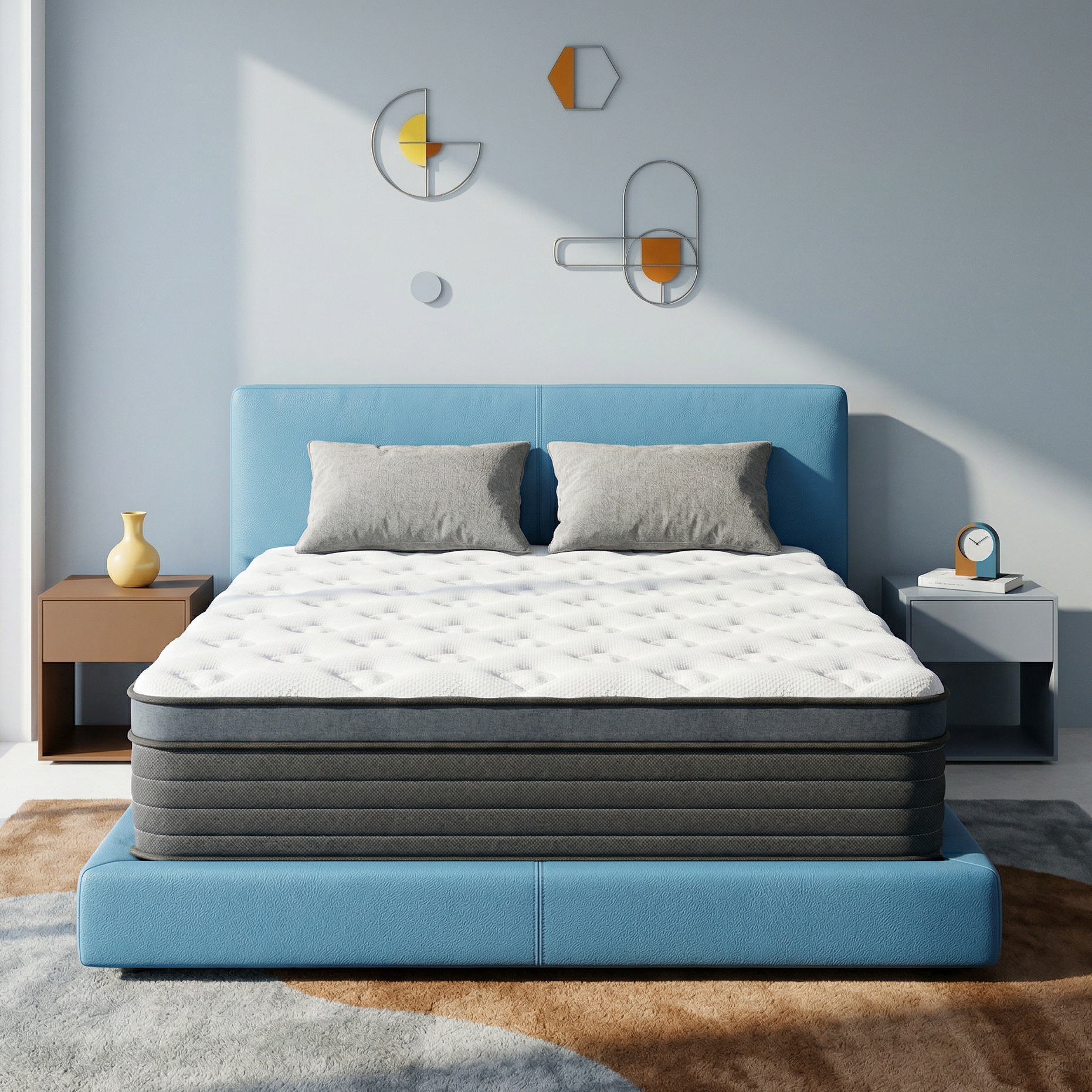 inight Full Size Mattress in a Box, 14 Inch Medium Firm Hybrid Memory Foam