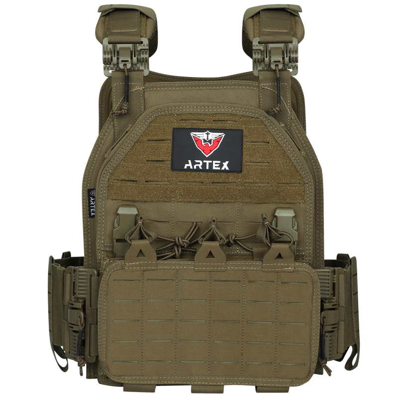 Artex Lightweight Quick-release Combat Board Carrier 1000D Nylon Laser Molle Tactical Vest