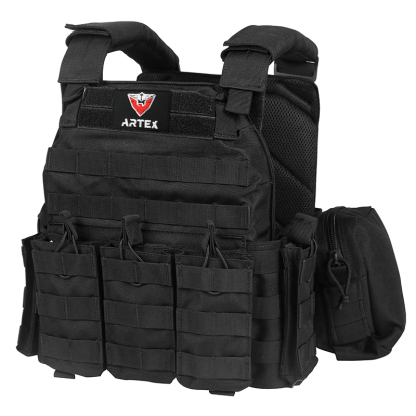 Artex 1000D Light Weight Molle Plate Carrier Tactical 6094 Vest Military Outdoor Training Hunting Vest