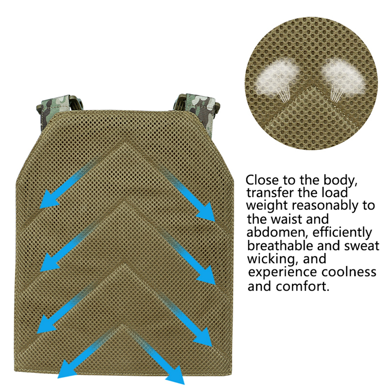 Artex Tactical Vest with Triple Magazine Pouch, 1000D Nylon Fabric, Quick Release, 6094K, Hunting, Airsoft Combat Accessories