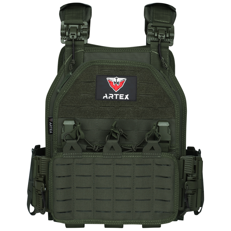 Artex Lightweight Quick-release Combat Board Carrier 1000D Nylon Laser Molle Tactical Vest
