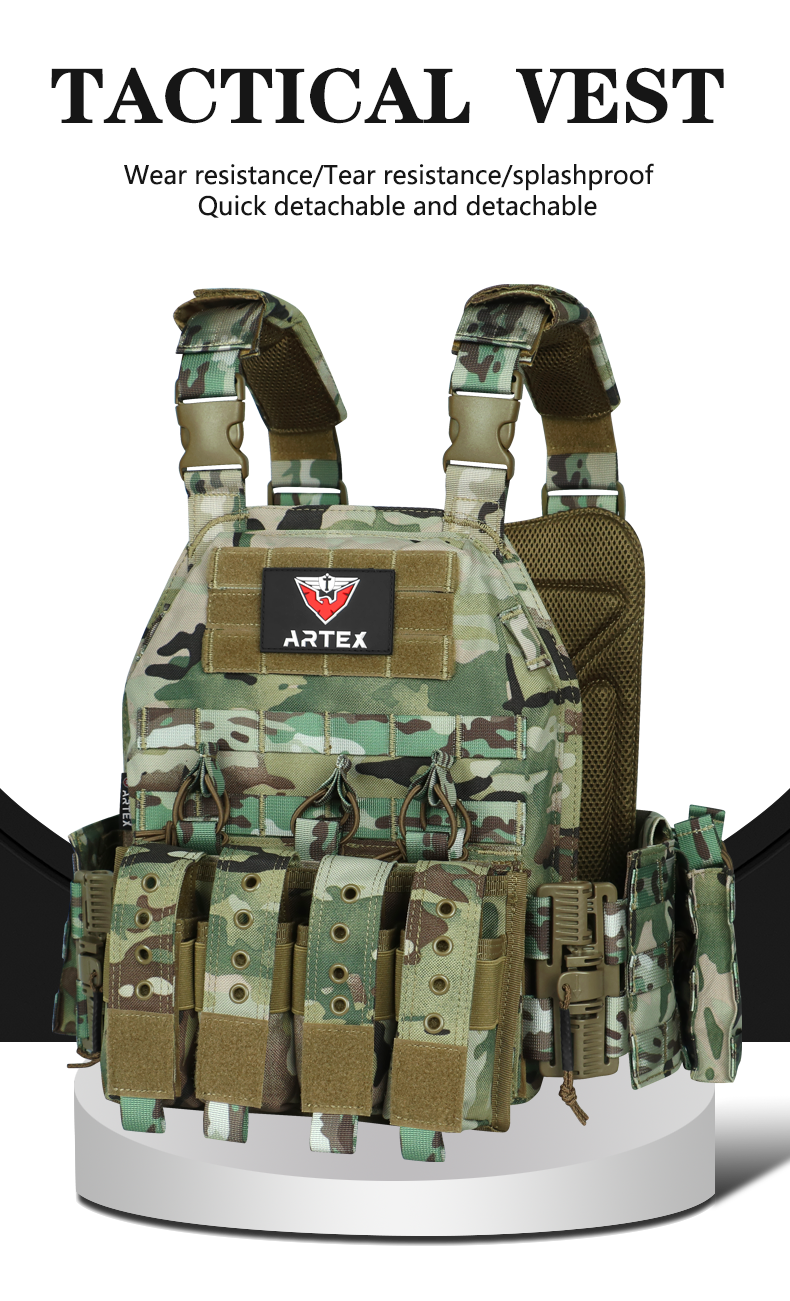 Artex 1000D Nylon Plate Carrier Tactical Vest