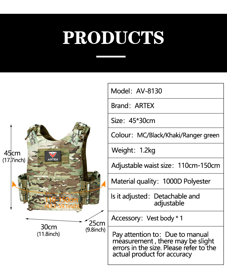 Artex Tactical vest