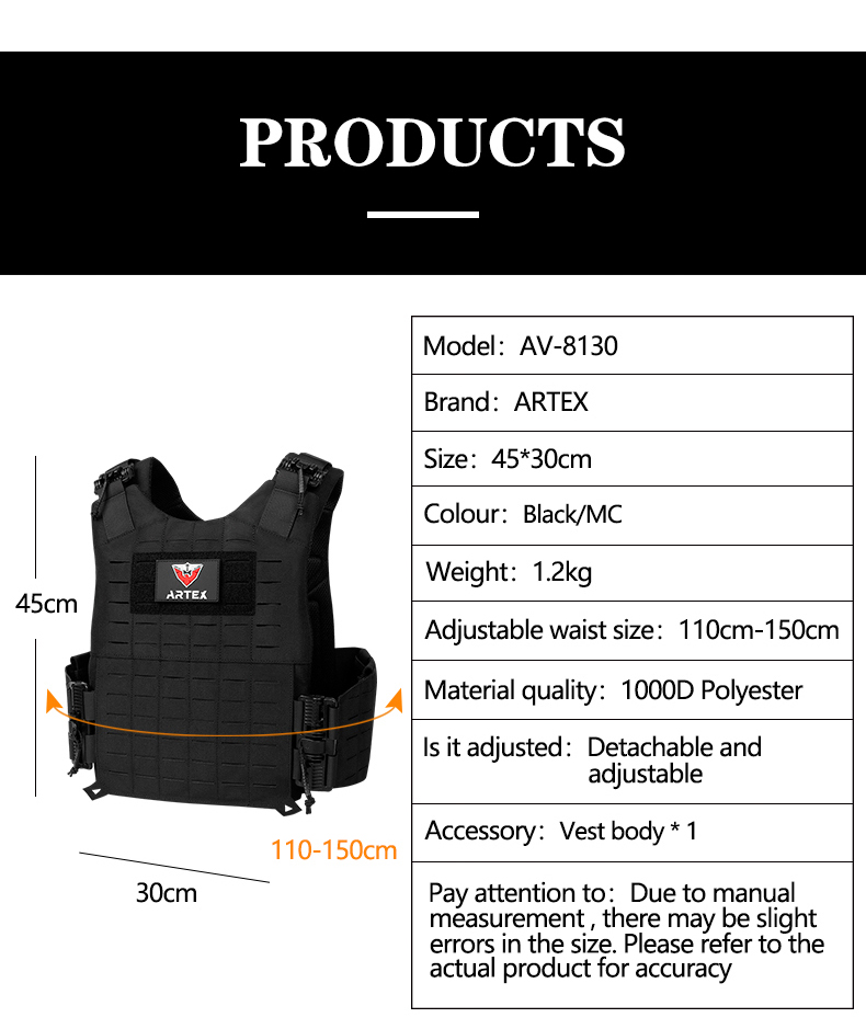 Artex tactical vest